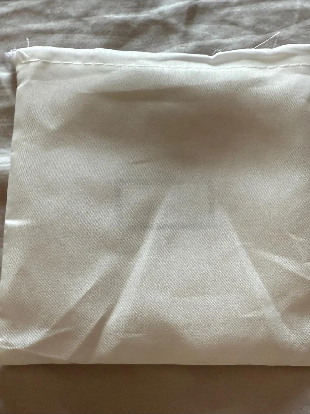 2 X Gucci Belt Dust Bag White With black Gross grain Drawstring 6.5” X6” Storage